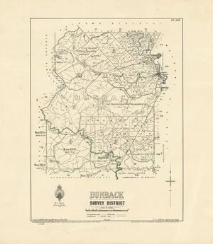 Dunback Survey District [electronic resource] / drawn by H. McCardell, July 1894.