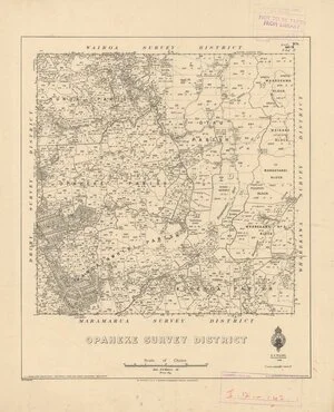 Opaheke Survey District [electronic resource] / delt. K.H. Melvin, '32.