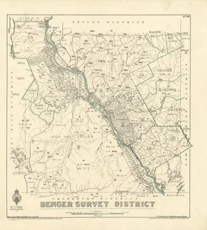 Benger Survey District [electronic resource] / drawn by S.A. Park, May 1922.