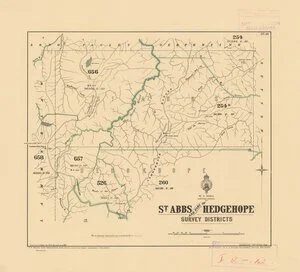 St. Abbs and part of Hedgehope Survey Districts [electronic resource] / drawn by G.P. Wilson Oct. 1902.