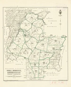 Budle, Hummock, & Hummockside Survey Districts [electronic resource] / drawn by A.H. Saunders 6.1.1914.