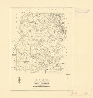 Dunback Survey District [electronic resource] / drawn by H. McCardell, July 1894.