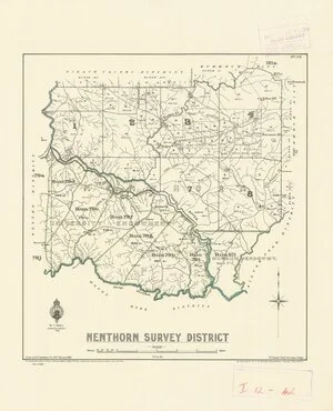 Nenthorn Survey District [electronic resource] / drawn by A.H. Saunders, Feb. 1912.