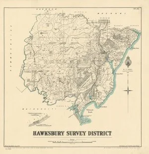 Hawksbury Survey District [electronic resource] / drawn by S.A. Park, Aug. 1922.