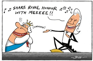 "Share royal honour with meeeee!!"