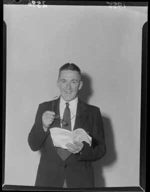 Candidate for 1955 Mayoralty, Thorndon, Wellington