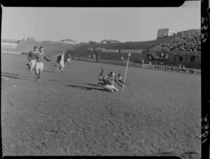 Onslow versus Taita in a rugby match, Athletic Park, Wellington