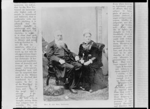 Reverend Samuel Ironside and his wife