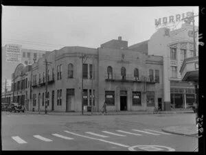 Corner of Tory Street and Courtenay Place, Wellington, featuring The Albion Hotel