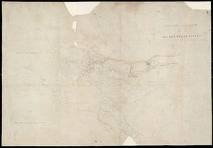 [Creator unknown] :Rough sketch of Waihou & Piako Rivers [ms map]. [186-?]