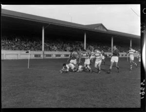 Marist versus University, Rugby Union Football match, Athletic Park, Wellington