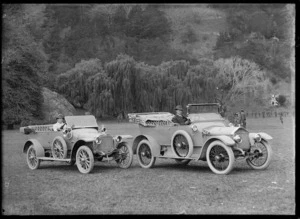 Two open topped cars