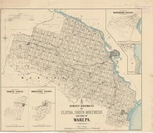 Survey Districts of Clutha, South Molyneux and part of Warepa [electronic resource] / drawn by G.P. Wilson, Feb. 1887.