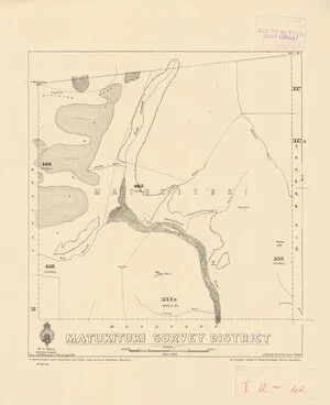 Matukituki Survey District [electronic resource] / drawn by A.H. Saunders, 1903.