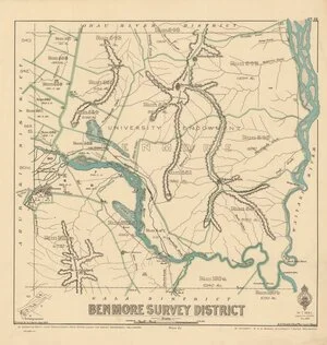 Benmore Survey District [electronic resource] / drawn by S.A. Park, Jan 1922.