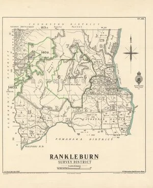 Rankleburn Survey District [electronic resource] / S.A. Park, delt.