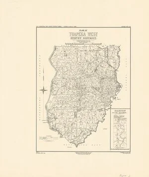 Plan of Tuapeka West Survey District [electronic resource] : in the Tuapeka County.