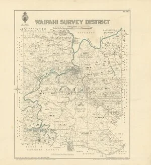 Waipahi Survey District [electronic resource] / drawn by A.J. Morrison, February 1912.