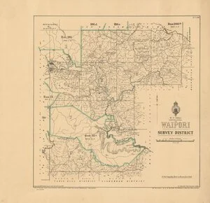 Waipori Survey District [electronic resource] / drawn by H. McCardell, August, 1897.