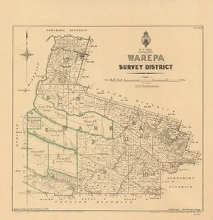 Warepa Survey District [electronic resource] : in the Clutha County / drawn by A.H. Saunders, Nov. 1911.