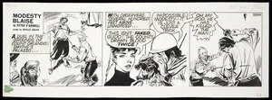 Colvin, Neville Maurice, 1918-1991 :Modesty Blaise by Peter O'Donnell, drawn by Neville Colvin. 1 November 1983