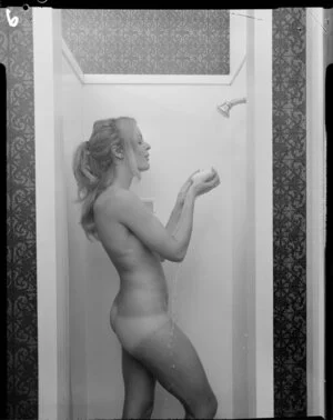 Woman in shower