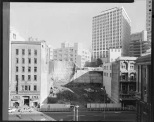 Demolished building