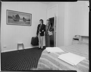 Couple in First Western Hotel room