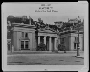1888-1907 Waverly, Sydney N.S.W. early bank