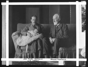 Edward Moorhouse with his son, Will, and his grandson, William