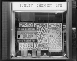 Shot of Sunley Chemist Window