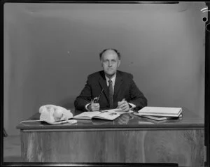 Man at office desk