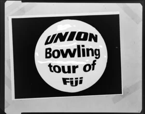 "Union Bowling tour of Fiji" text