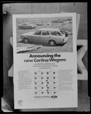 Ford Cortina car advertisement