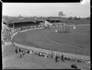 Eden Park during the 1950 British Empire Games, Auckland