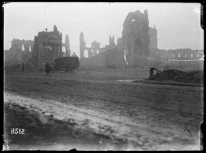 Ypres photographed soon after dawn, 6 A M