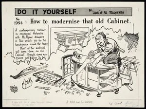 Colvin, Neville Maurice, 1918-1991: Do it yourself by "Jack" of all tradesmen'. No 1954 - How to modernise that old cabinet. 1949?