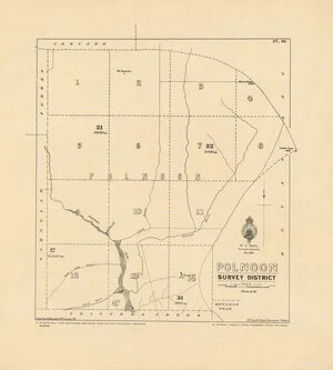 Polnoon Survey District [electronic resource] / drawn by A.H. Saunders, 1903 revised 1921.