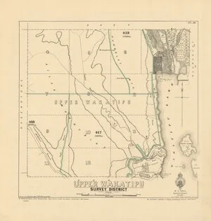Upper Wakatipu Survey District [electronic resource] / drawn by A.H. Saunders, 1903.
