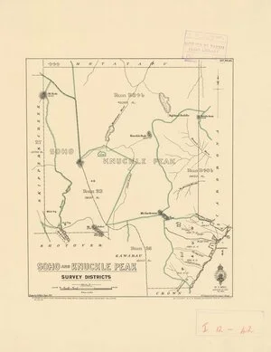 Soho and Knuckle Peak survey districts [electronic resource] / drawn by S.A. Park, Sept. 1921.