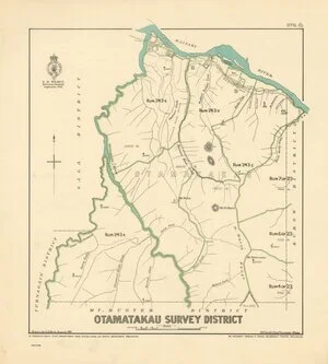 Otamatakau Survey District [electronic resource] / drawn by S.A. Park, August 1918.