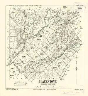 Blackstone Survey District [electronic resource] / drawn by G.P. Wilson, Feb. 1902.