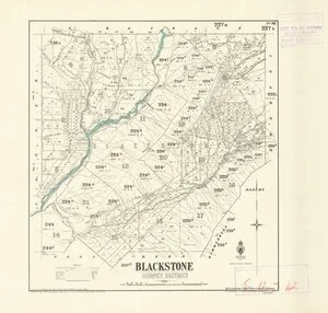 Blackstone Survey District [electronic resource] / drawn by G.P. Wilson, Feb. 1902, revised by S.A.P. 1936.