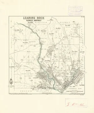 Leaning Rock Survey District [electronic resource] / drawn by A.J. Morrison, Aug. 1913.