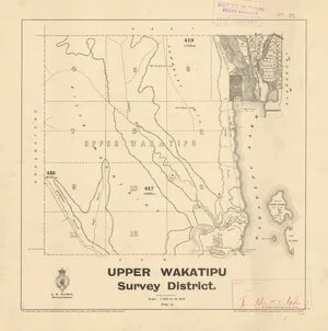 Upper Wakatipu survey district [electronic resource].