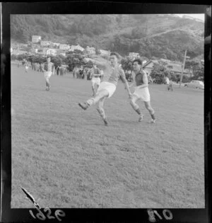 Soccer match, Seatoun v Western Suburbs, Wellington