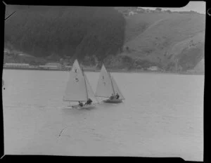 Yachting, X-Class trials (possibly for the Sanders Cup), Evans Bay, Wellington