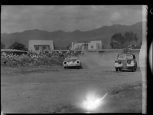 Racing cars at Levin Racecourse