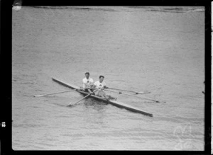 Australian winners of double sculls, 1950 British Empire Games rowing, Lake Karapiro