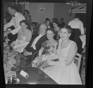 Guests at Empire Ball, Majestic Cabaret, Wellington